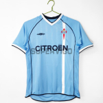 Camiseta Celta De Vigo Primera Equipación Retro 2001/02 Azul Claro