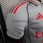 Camiseta Olympique De Lyon Tercera Equipación 2025/2026 Gris (EDICIÓN JUGADOR)