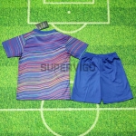 Camiseta Barcelona 2025/2026 Pre-Match Azul Niño Kit