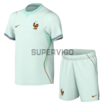 Camiseta Francia Segunda Equipación Mundial 2026 Verde Menta Niño Kit