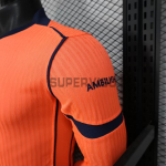 Camiseta Barcelona Tercera Equipación 2025/2026 ML Naranja (EDICIÓN JUGADOR)