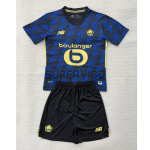 Camiseta Lille OSC Tercera Equipación 2025/2026 Azul Niño Kit