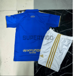 Camiseta Real Oviedo 2025/2026 Primera Equipación Azul Niño Kit