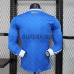 Camiseta Real Madrid Tercera Equipación 2025/2026 ML Azul (EDICIÓN JUGADOR)