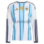Camiseta Argentina Primera Equipación 2026 ML Azul/Blanco con FIFA2022
