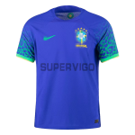Camiseta Brasil Segunda Equipación 2022 Mundial (EDICIÓN JUGADOR)