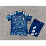 Camiseta Leicester City Segunda Equipación 2025/2026 Azul Niño Kit