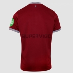 Camiseta West Ham United Primera Equipación 2025/2026 Rojo Oscuro
