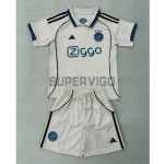 Camiseta Ajax Tercera Equipación 2025/2026 Blanco Roto Niño Kit