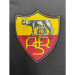 Camiseta AS Roma Tercera Equipación Retro 1998/99 Negro/Naranja/Gris
