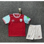 Camiseta West Ham United Primera Equipación 2024/2025 Niño Kit