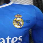 Camiseta Real Madrid Tercera Equipación 2025/2026 ML Azul (EDICIÓN JUGADOR)
