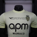 Camiseta Monaco Tercera Equipación 2025/2026 Amarillo Claro (EDICIÓN JUGADOR)