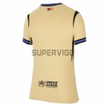 Camiseta Barcelona Segunda Equipación 2025/2026 Oro Mujer