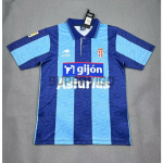 Camiseta Sporting de Gijón Tercera Equipación Retro 2002/03 Azul