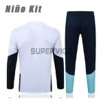 Sudadera de Entrenamiento Argentina 2026 Niño Kit Blanco