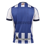 Camiseta Real Sociedad Primera Equipación 2025/2026 Azul/Blanco con Parche La Liga