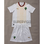 Camiseta Marruecos Segunda Equipación Mundial 2026 Blanco/Oro