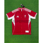 Camiseta Liverpool 2025/26 Baseball Shirt Rojo
