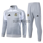 Chandal Real Madrid 2025/2026 Gris/Blanco