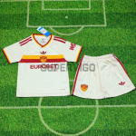 Camiseta AS Roma Segunda Equipación 2026/2027 Blanco Niño Kit