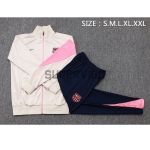Chandal Barcelona 2025/2026 Blanco Roto/Rosa