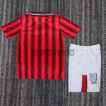 Camiseta Inglaterra Segunda Equipación Retro 1998 Rojo/Azul Niño Kit