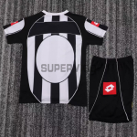 Camiseta Juventus Primera Equipación Retro 2002/03 Blanco/Negro Niño Kit