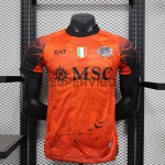 Camiseta Napoli 2025/2026 Edición Especial de Halloween Naranja (EDICIÓN JUGADOR)