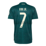 Camiseta VINI JR. 7 Real Madrid Segunda Equipación 2026/2027 Verde Oscuro con Parche HP