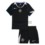 Camiseta Chelsea Tercera Equipación 2025/2026 Negro Niño Kit