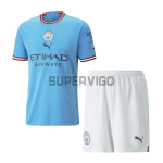 Camiseta Haaland 9 Manchester City Primera Equipación 2022/2023 Niño Kit