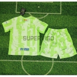 Camiseta Barcelona x Travis Scott Limited Edition Tercera Equipación 2024/2025 Verde Niño Kit
