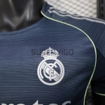 Camiseta Real Madrid Segunda Equipación 2025/2026 Azul Marino (EDICIÓN JUGADOR)