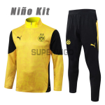 Sudadera De Entrenamiento Borussia Dortmund 2025/2026 Niño Kit Amarillo