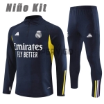 Sudadera de Entrenamiento Real Madrid 2023/2024 Niño Kit Azul Marino