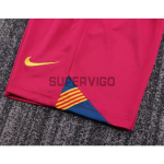 Camiseta Barcelona Primera Equipación Retro 2005/06 ML Rojo/Azul Niño Kit