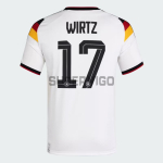 Camiseta Wirtz 17 Alemania Primera Equipación 2026 Blanco