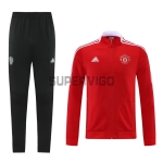 Chandal Manchester United 2021/2022 Cuello Alto Rojo/Blanco