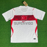 Camiseta Turquía Segunda Equipación Mundial 2026 Blanco