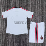 Camiseta AC Milan Segunda Equipación Retro 2009/10 Blanco Niño Kit
