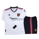 Manchester United Soccer Jersey Away Long Sleeve Kit 2022/2023