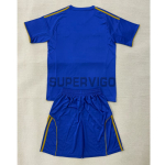 Camiseta Leicester City Primera Equipación 2025/2026 Azul/Blanco Niño Kit