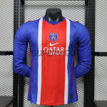 Camiseta PSG Primera Equipación 2026/2027 ML Azul/Rojo (EDICIÓN JUGADOR)