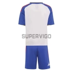 Camiseta Olympique De Lyon Primera Equipación 2026/2027 Blanco/Azul Niño Kit
