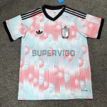 Camiseta Bélgica Segunda Equipación Mundial 2026 Rosa/Azul Claro