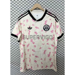 Camiseta Chile Segunda Equipación Mundial 2026 Beige/Rosa