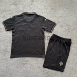 Camiseta Portugal 2026 Negro Niño Kit