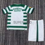 Camiseta Sporting Lisboa Primera Equipación Retro 2003/04 Verde/Blanco Niño Kit