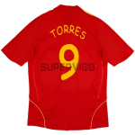 Camiseta TORRES 9 España Primera Equipación Retro 2008